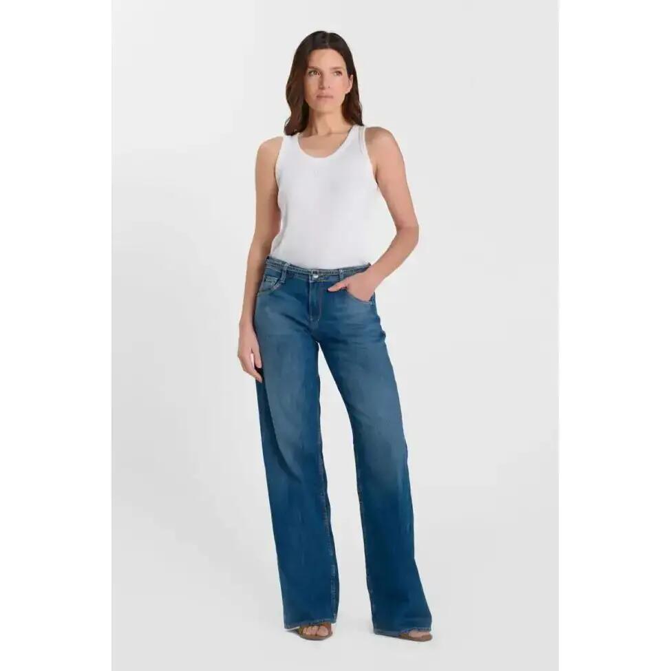 Dames Wide Leg Jeans Le Temps des cerises Lauryn Jab 2/5