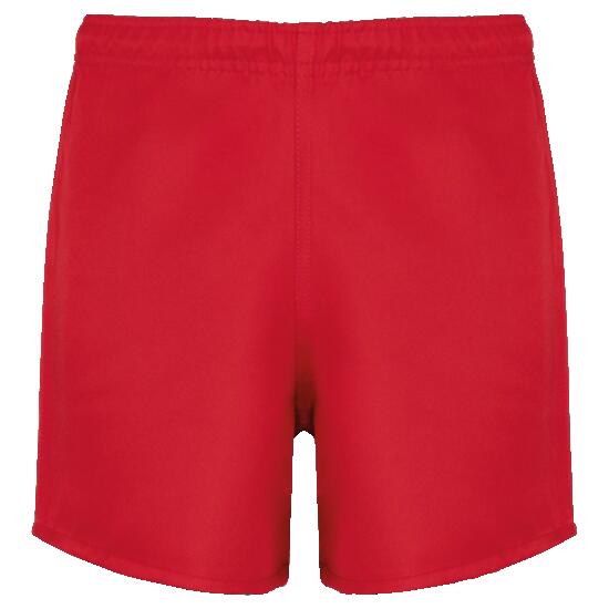 Short de rugby enfant - Sporty Red - 6/8 ans