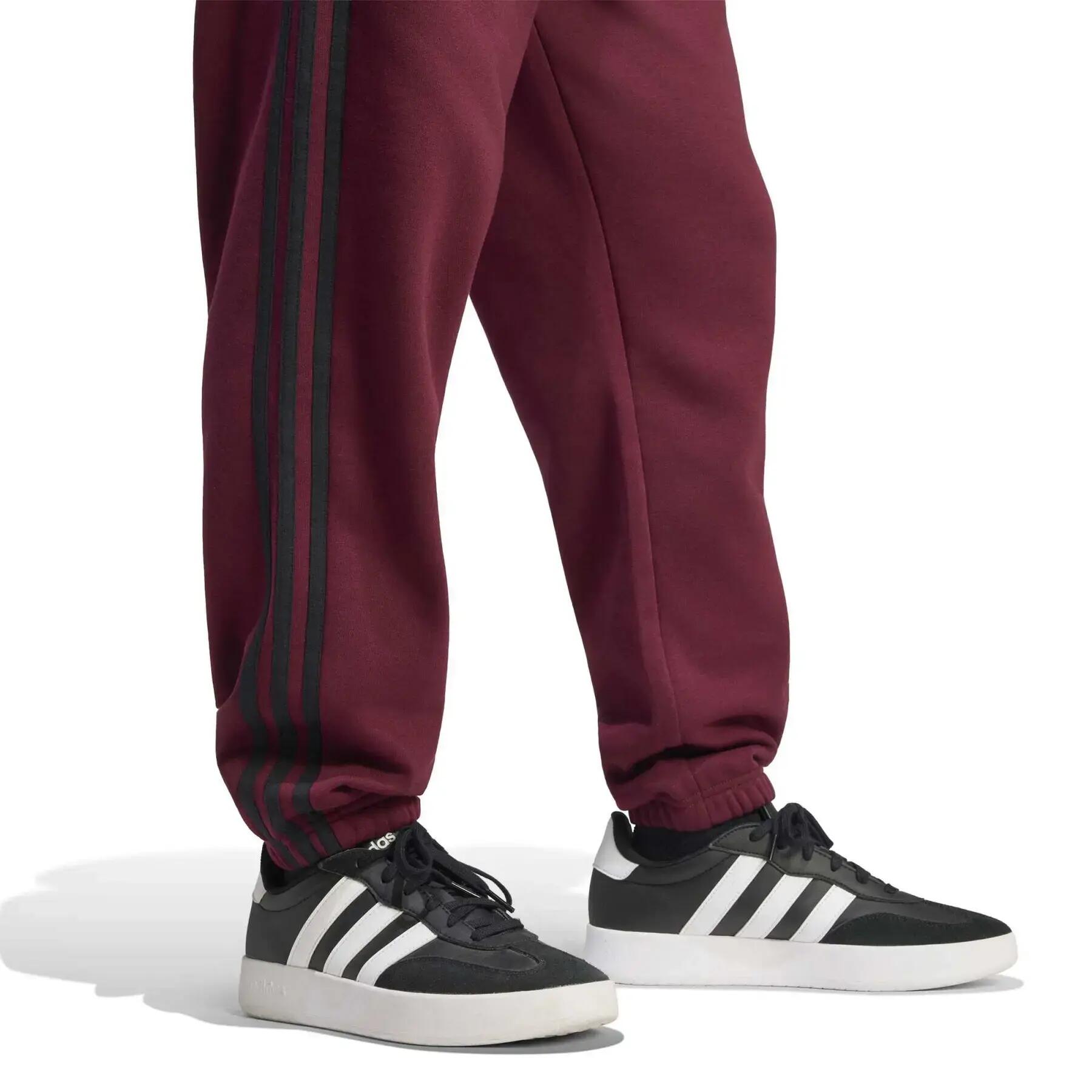 Pantaloni sportivi tapered adidas Essentials 3-Stripes Fleece Cuffed 6/6