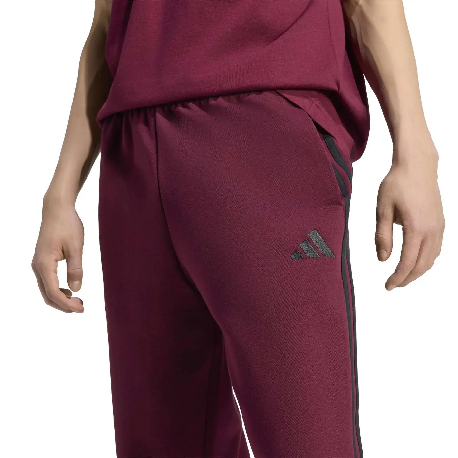 Pantaloni sportivi tapered adidas Essentials 3-Stripes Fleece Cuffed 5/6