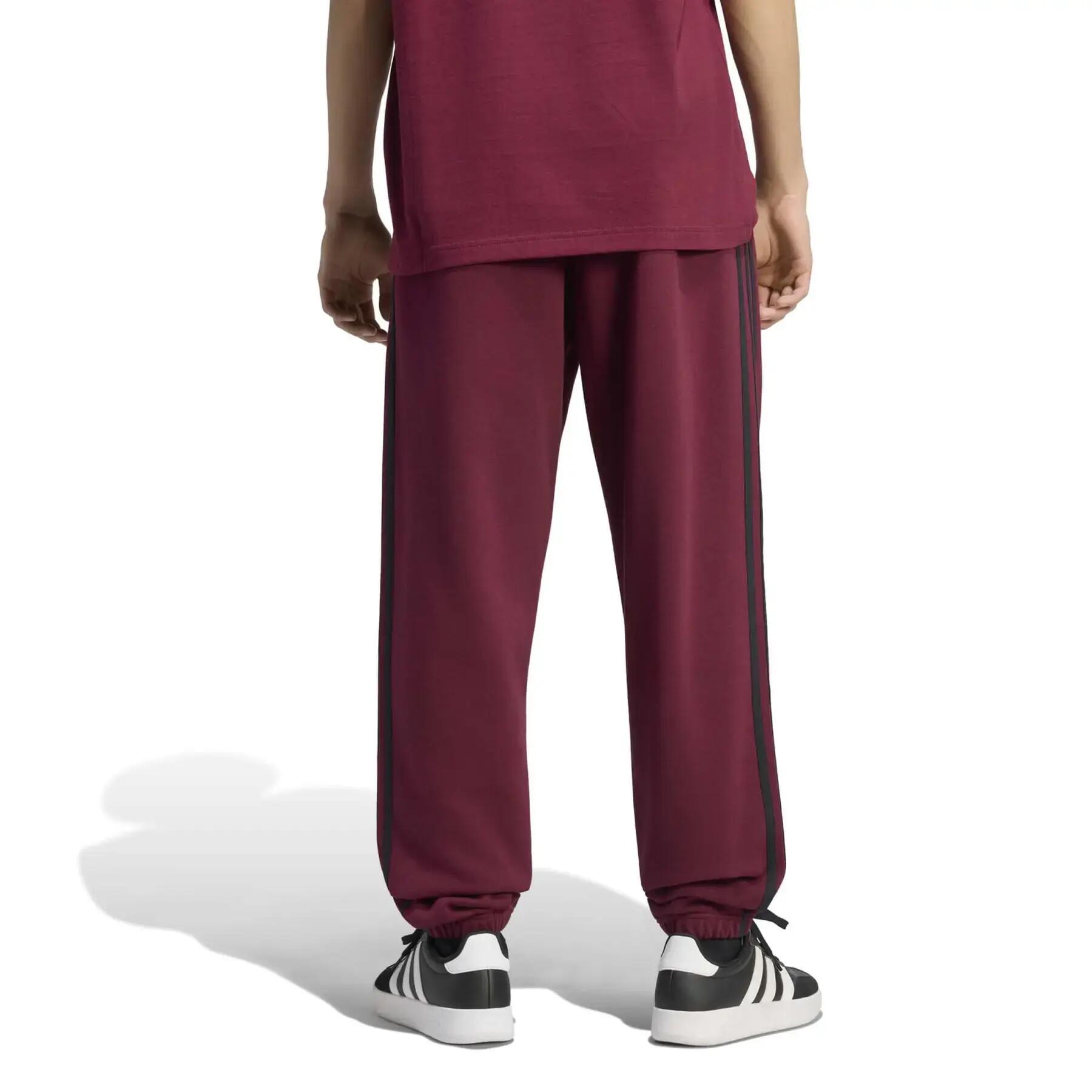 Pantaloni sportivi tapered adidas Essentials 3-Stripes Fleece Cuffed 4/6