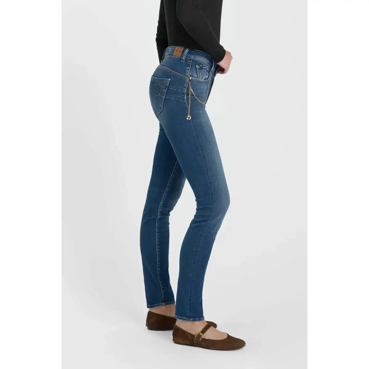 Damskie jeansy slim Le Temps des cerises Kela 6/7