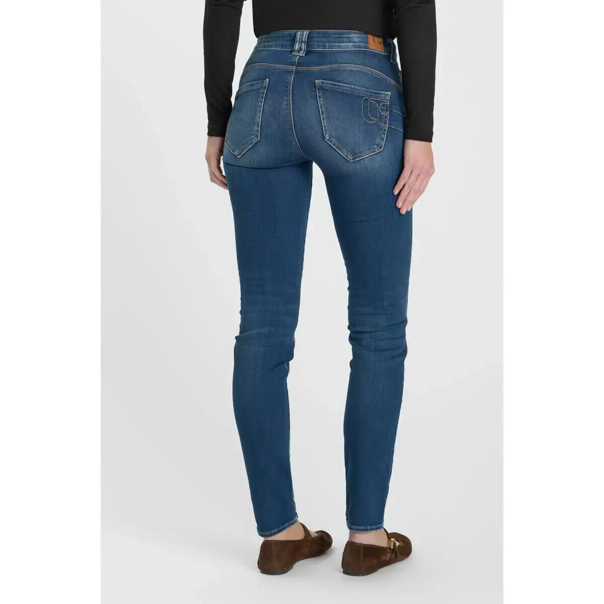 Damskie jeansy slim Le Temps des cerises Kela 4/7