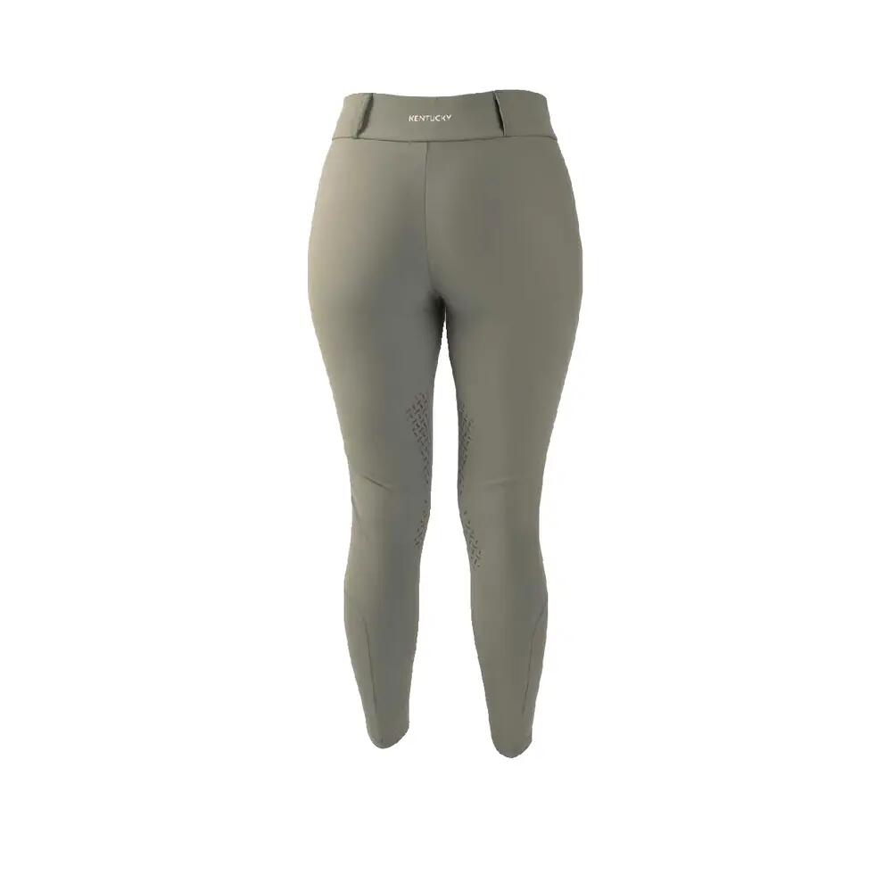 Legginsy jeździeckie Kentucky Classic Knee Grip Zielony Pył 2/5