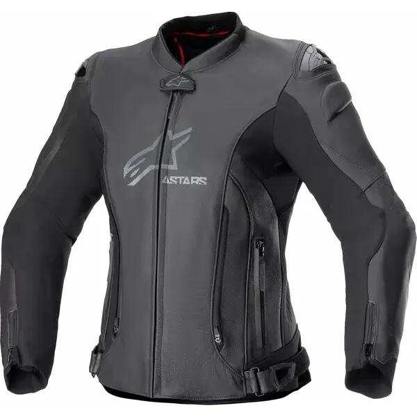 Giacca da moto in pelle da donna Alpinestars GP+R V4 1/2