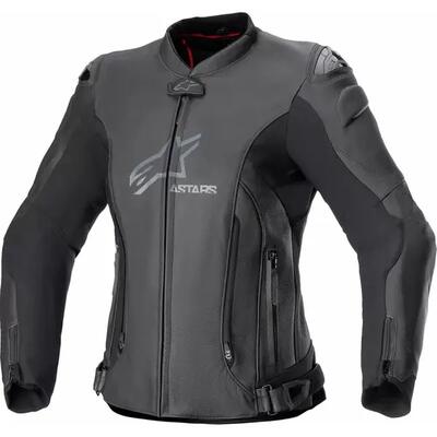 Giacca da moto in pelle da donna Alpinestars GP+R V4