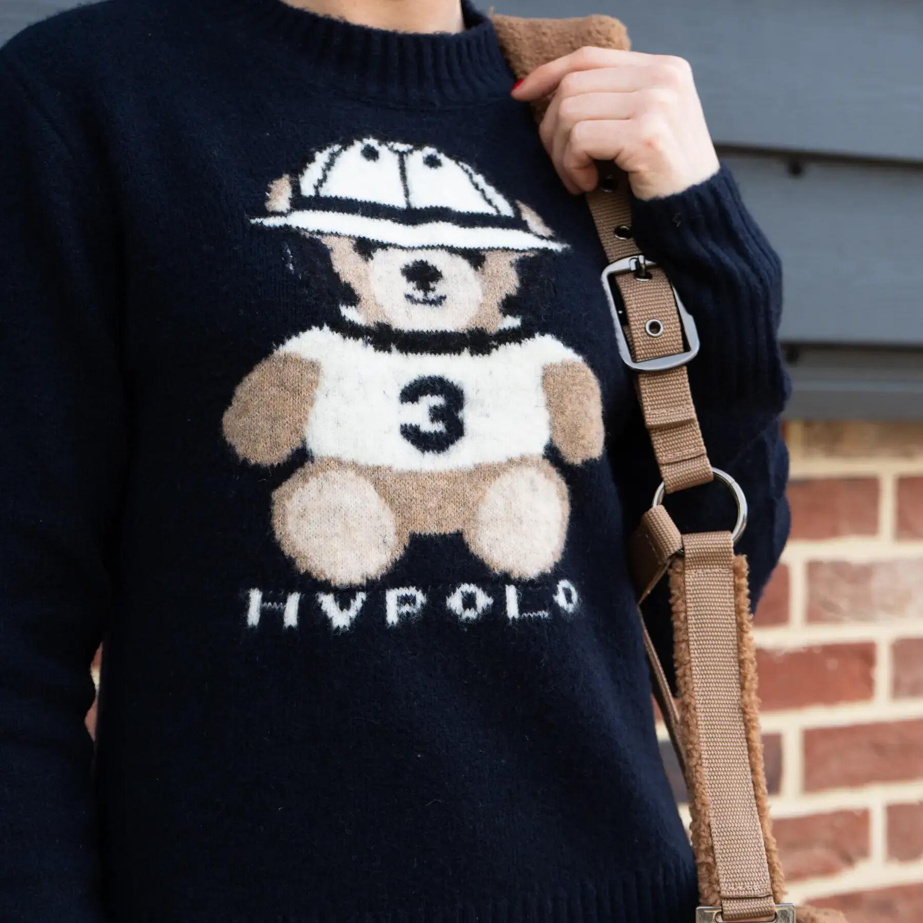 Pull en maille femme HV Polo Teddy 2/2