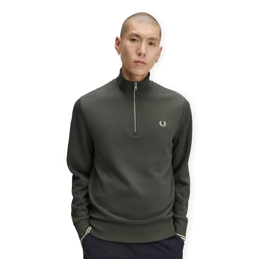 Felpa con cerniera a metà Fred Perry 3/5
