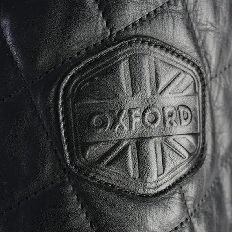 Jaqueta de mototurismo em couro Oxford Route 73 2.0 3/4