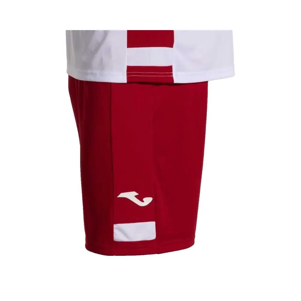 Ensemble de sport Joma Leader Set 104285 Blanc/Rouge 4/4