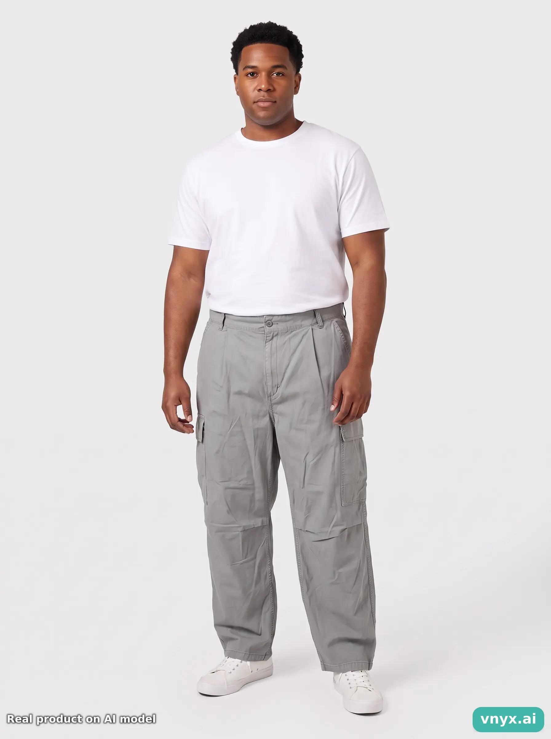 Second Life - Vintage Carhartt Grey Trousers Men W34 L32 5/5