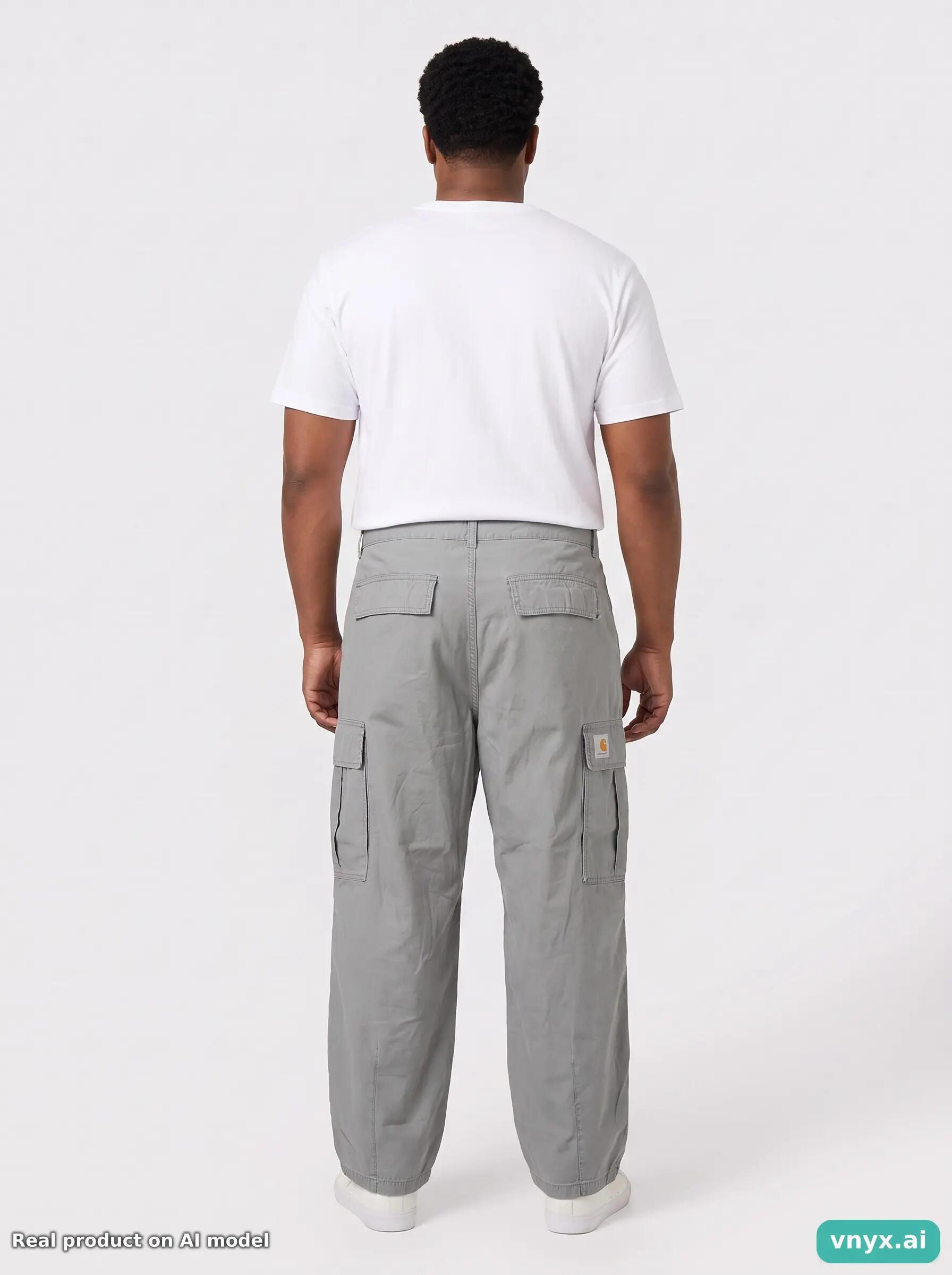 Second Life - Vintage Carhartt Grey Trousers Men W34 L32 4/5