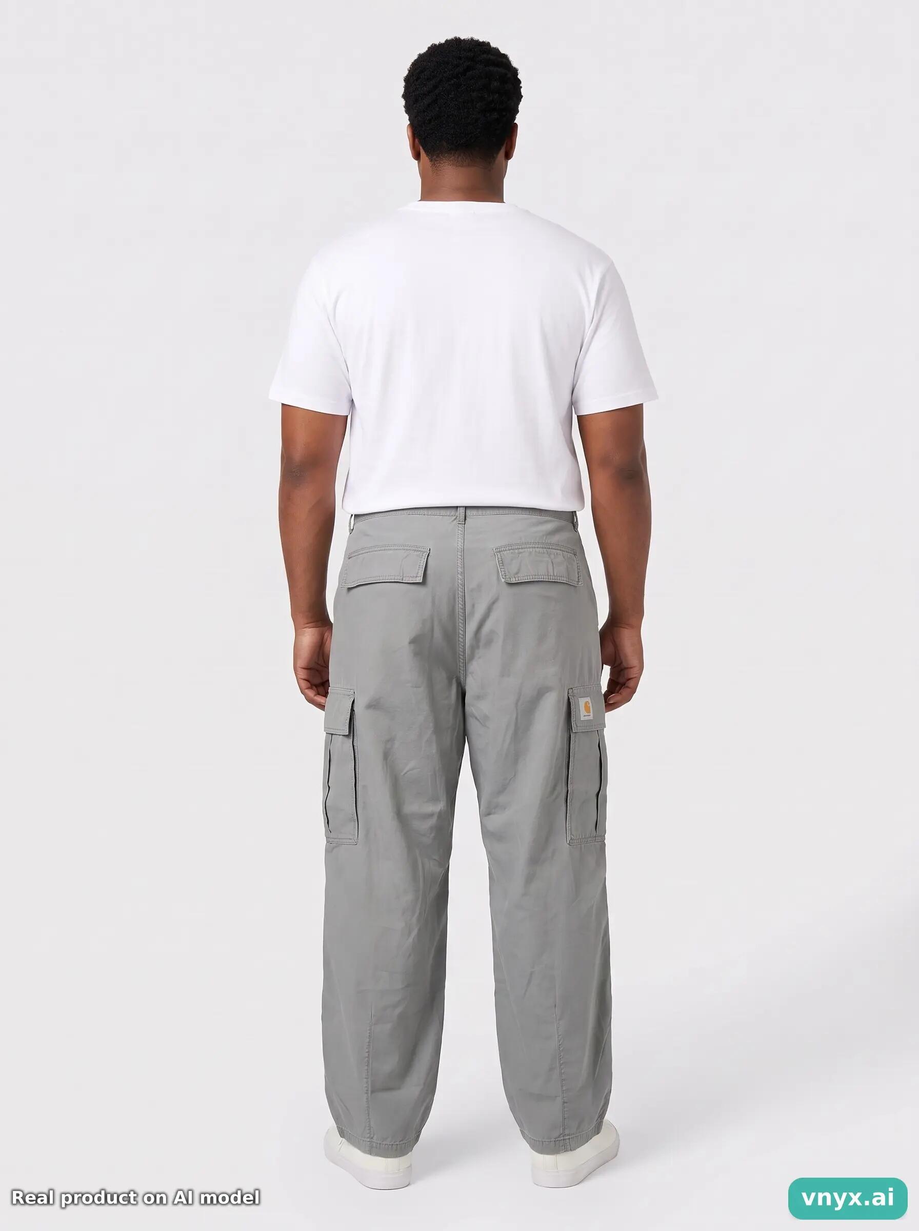 Second Life - Vintage Carhartt Grey Trousers Men W34 L32 2/5