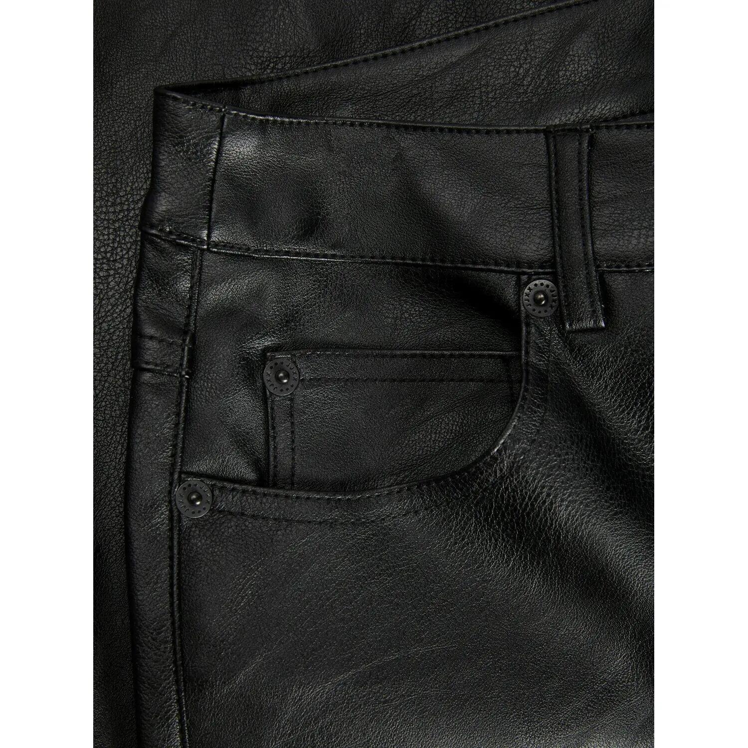 Pantalón recto de cuero JJXX kenya 3/4