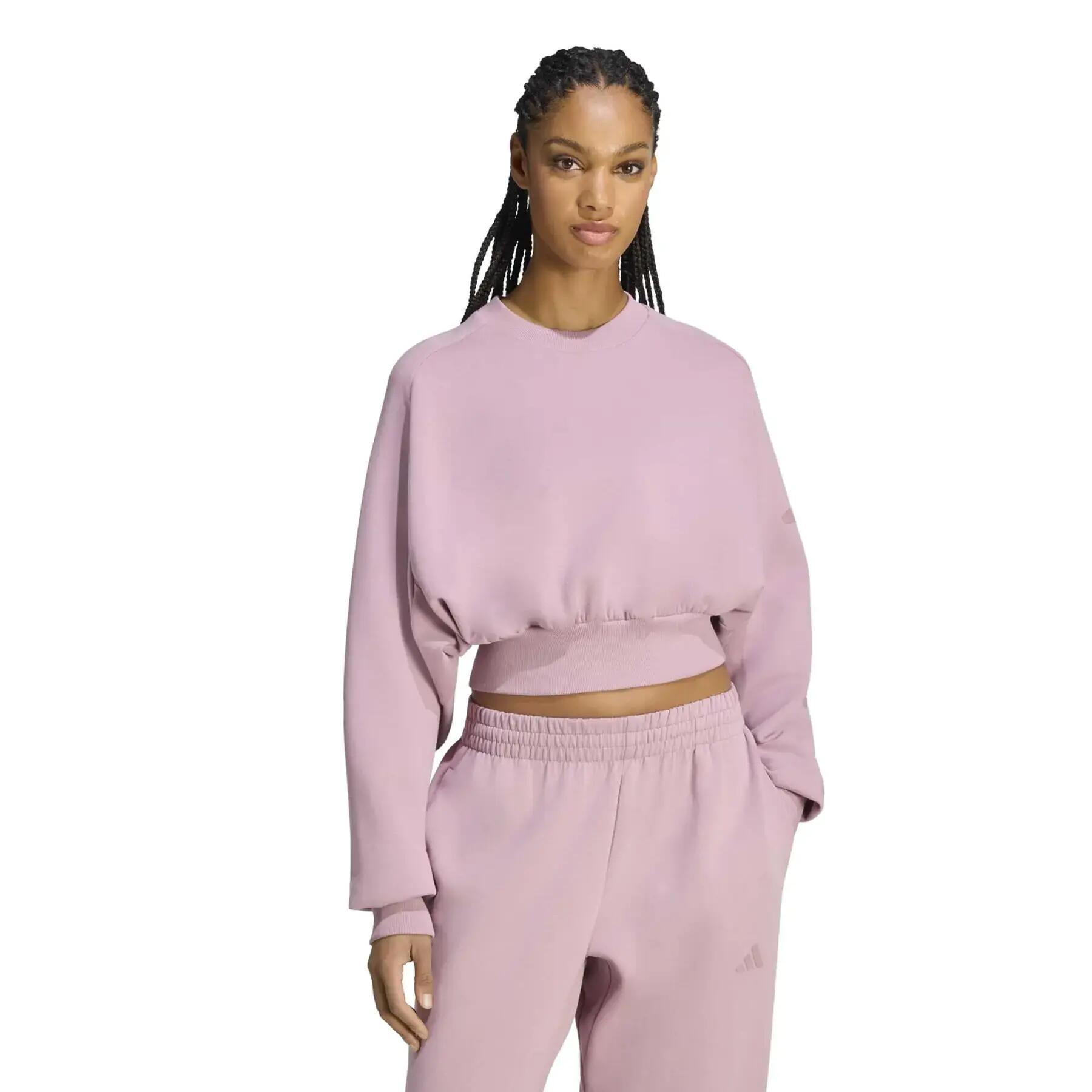 Sweatshirt femme adidas Soft Lux 2/6
