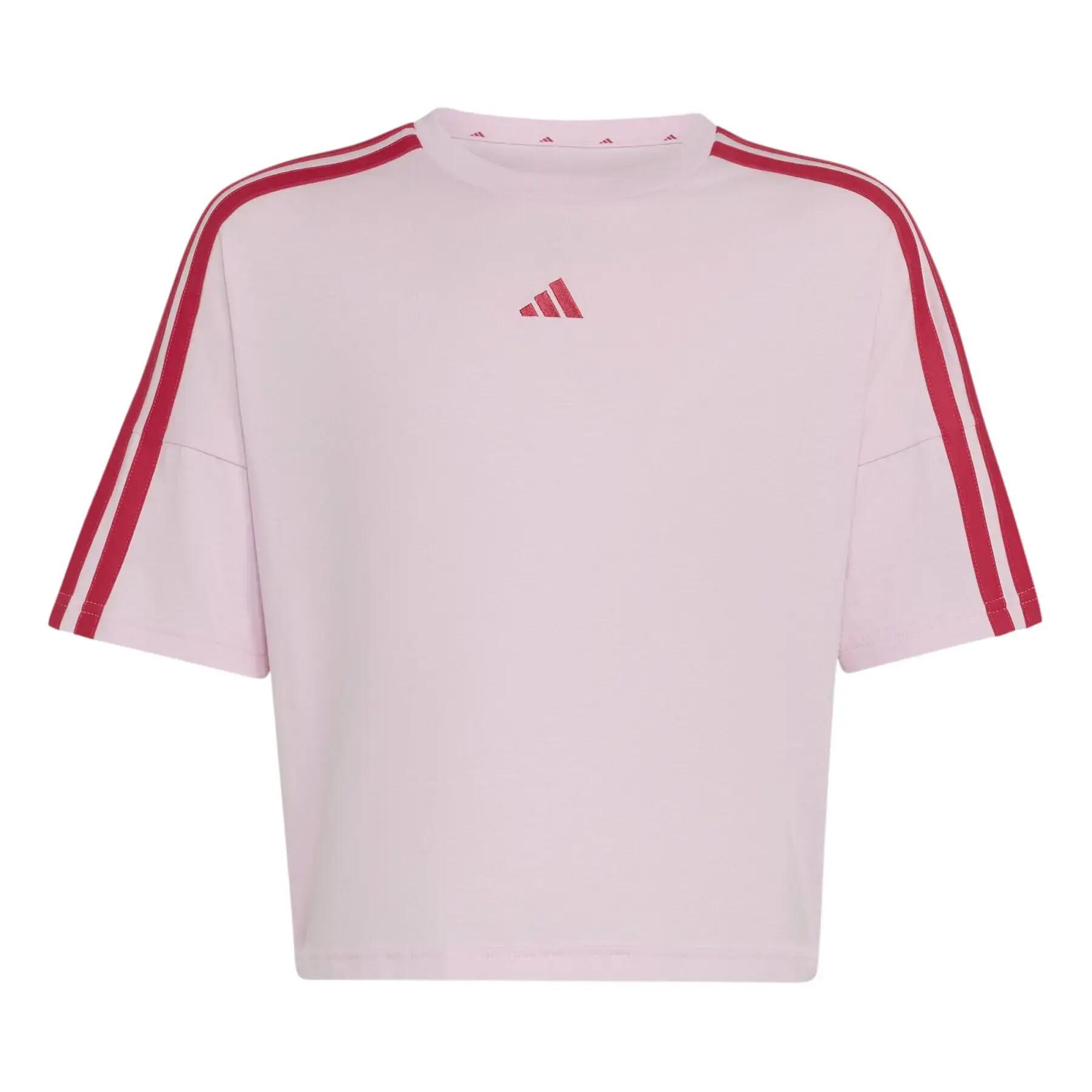 T-shirt coupe carrée fille adidas 1/5
