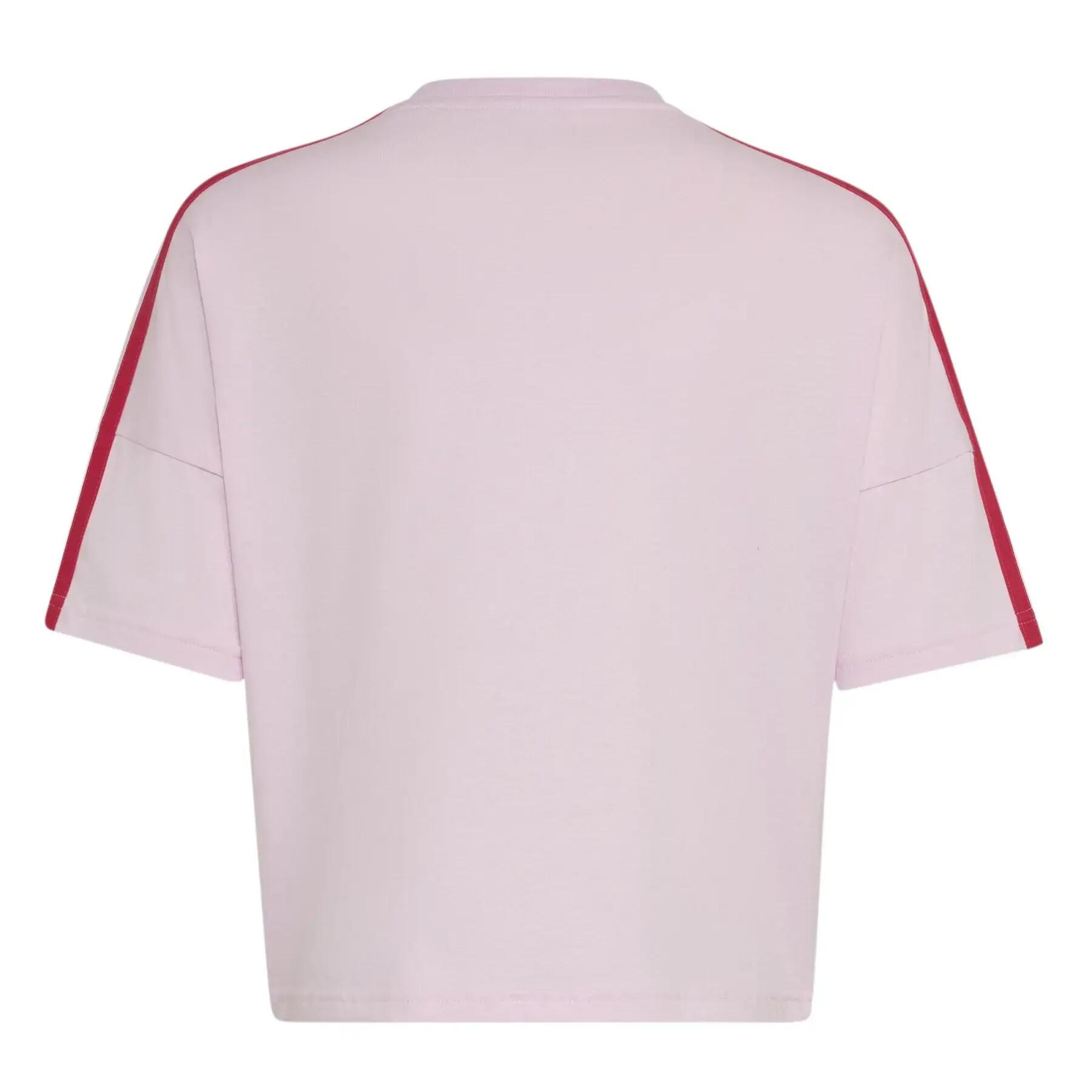 T-shirt coupe carrée fille adidas 2/5