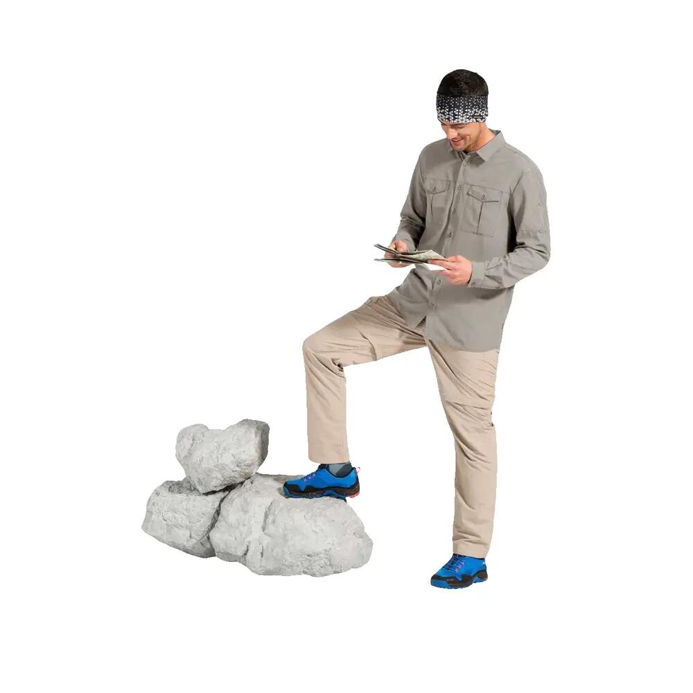 Spodnie trekkingowe Vaude Farley Zip Off V Szare 3/4
