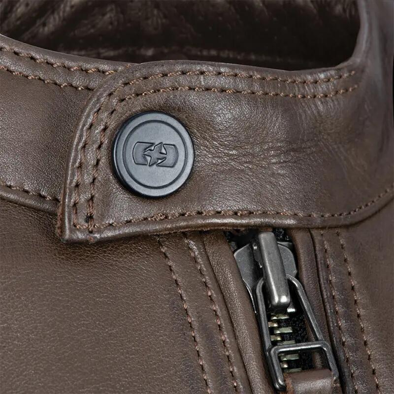 Leather motorcycle jacket Oxford Route 73 2.0 3/4