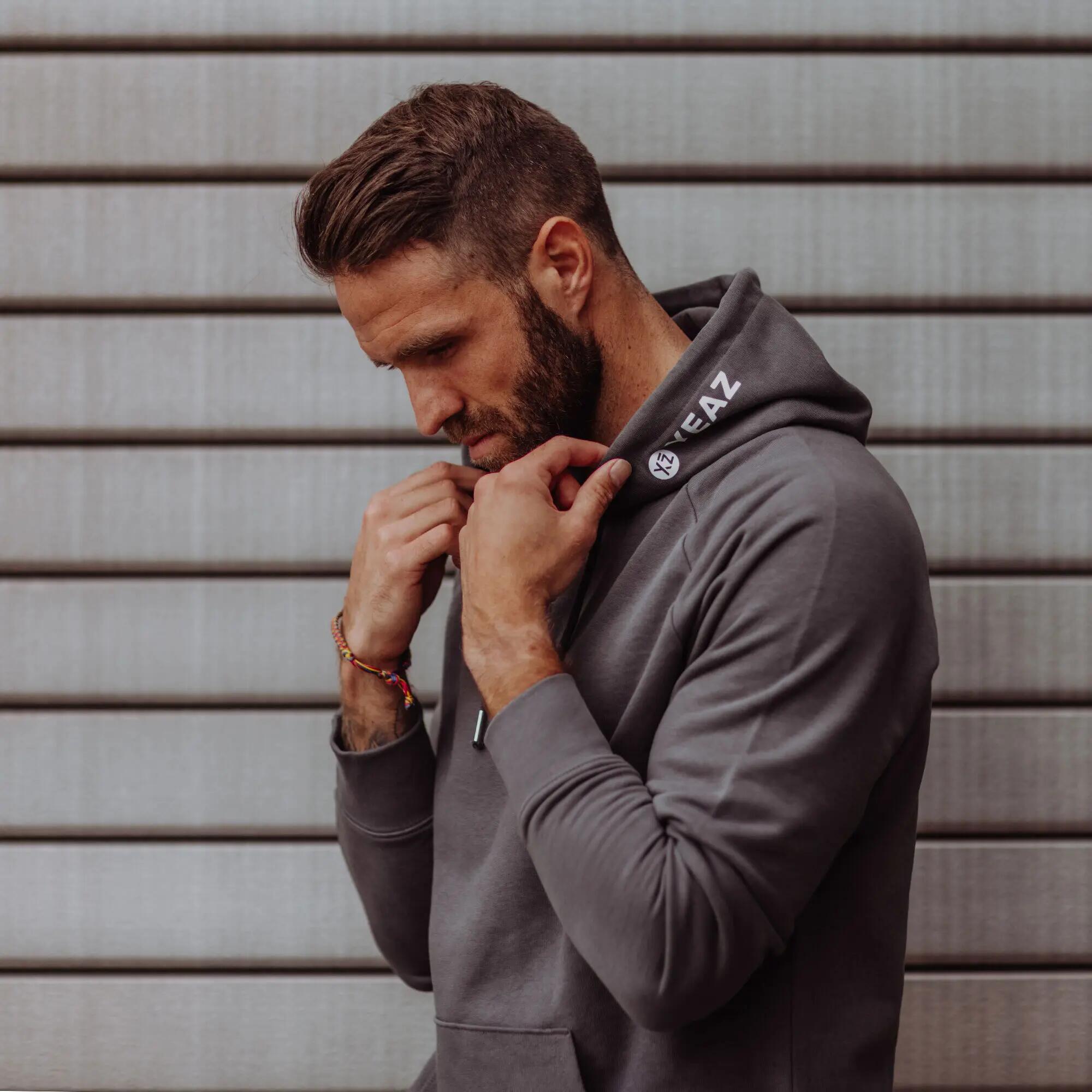 YEAZ Sweat à capuche Smoke Grey (unisex) CUSHER 2/6