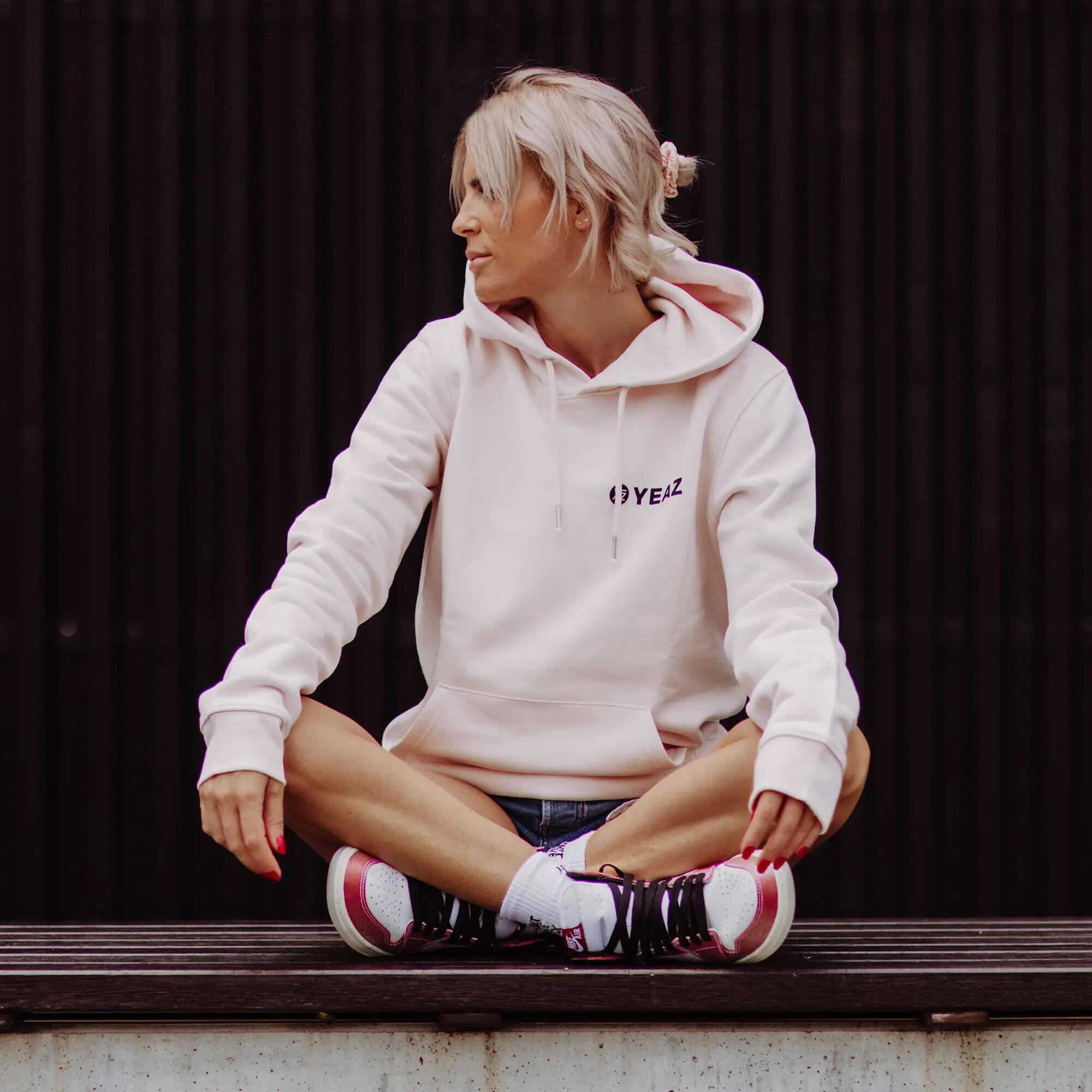 YEAZ Sweat à capuche Blush Pink (unisex) CUSHY 2/6