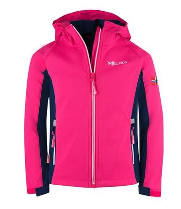 Veste softshell fille Kristiansand Orchidée/Mauveterre