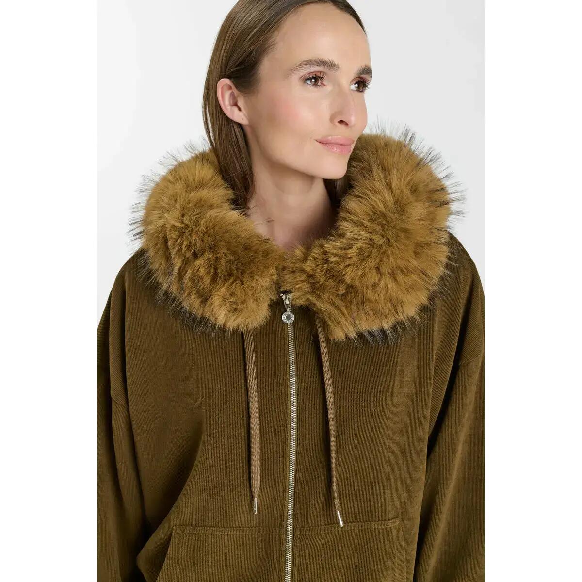 Giacca da donna con cappuccio e zip Le Temps des cerises Chey 2/2