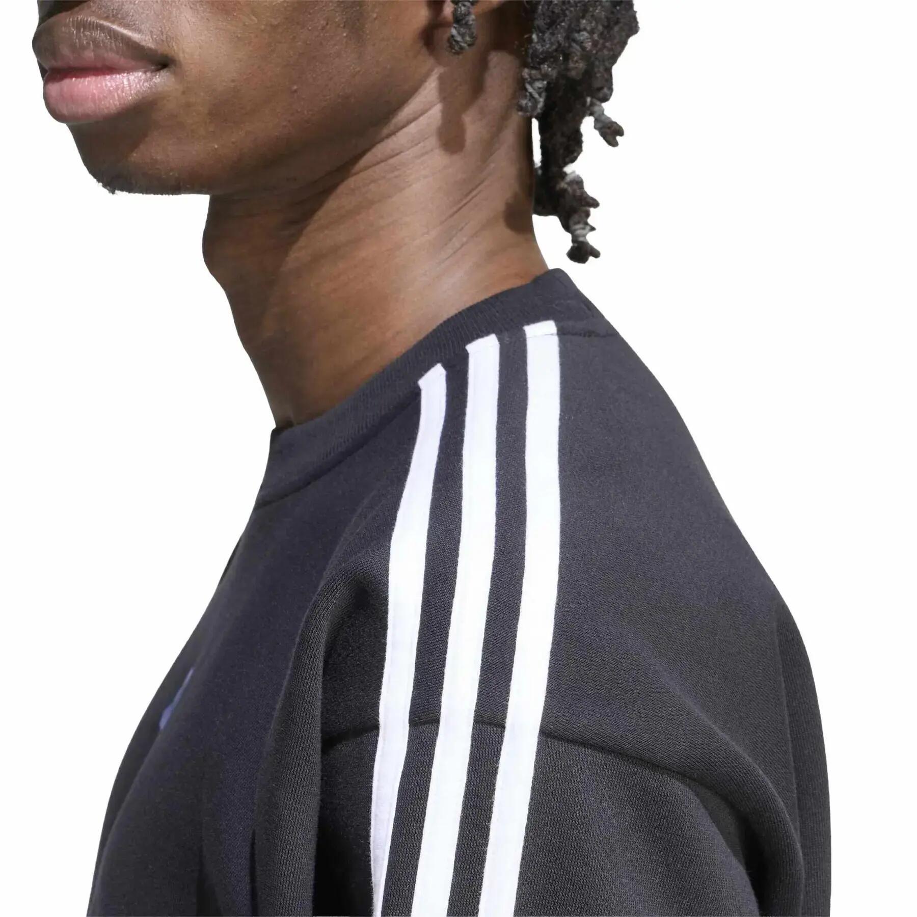 Felpa in pile adidas Essentials 3-Stripes 6/6