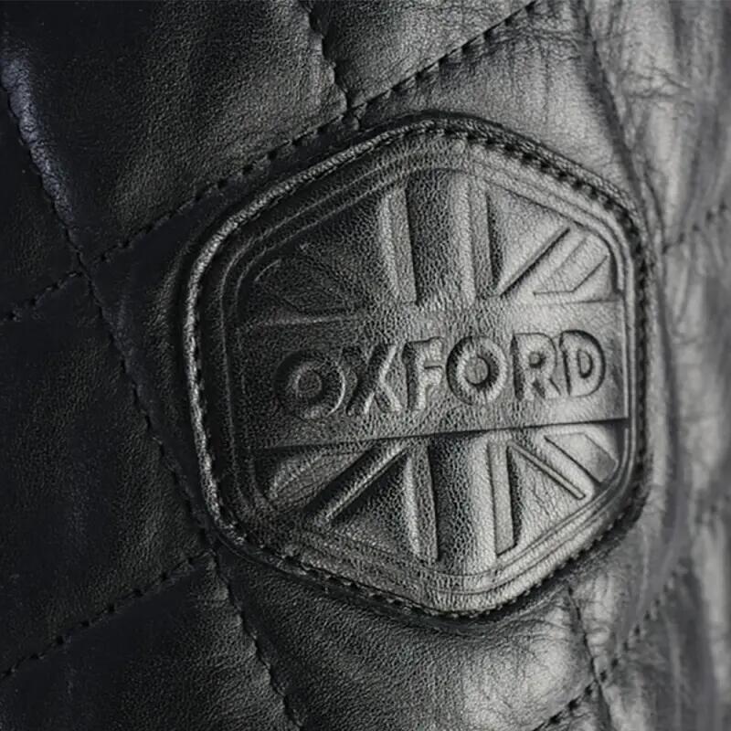Leather motorcycle jacket Oxford Route 73 2.0 3/4
