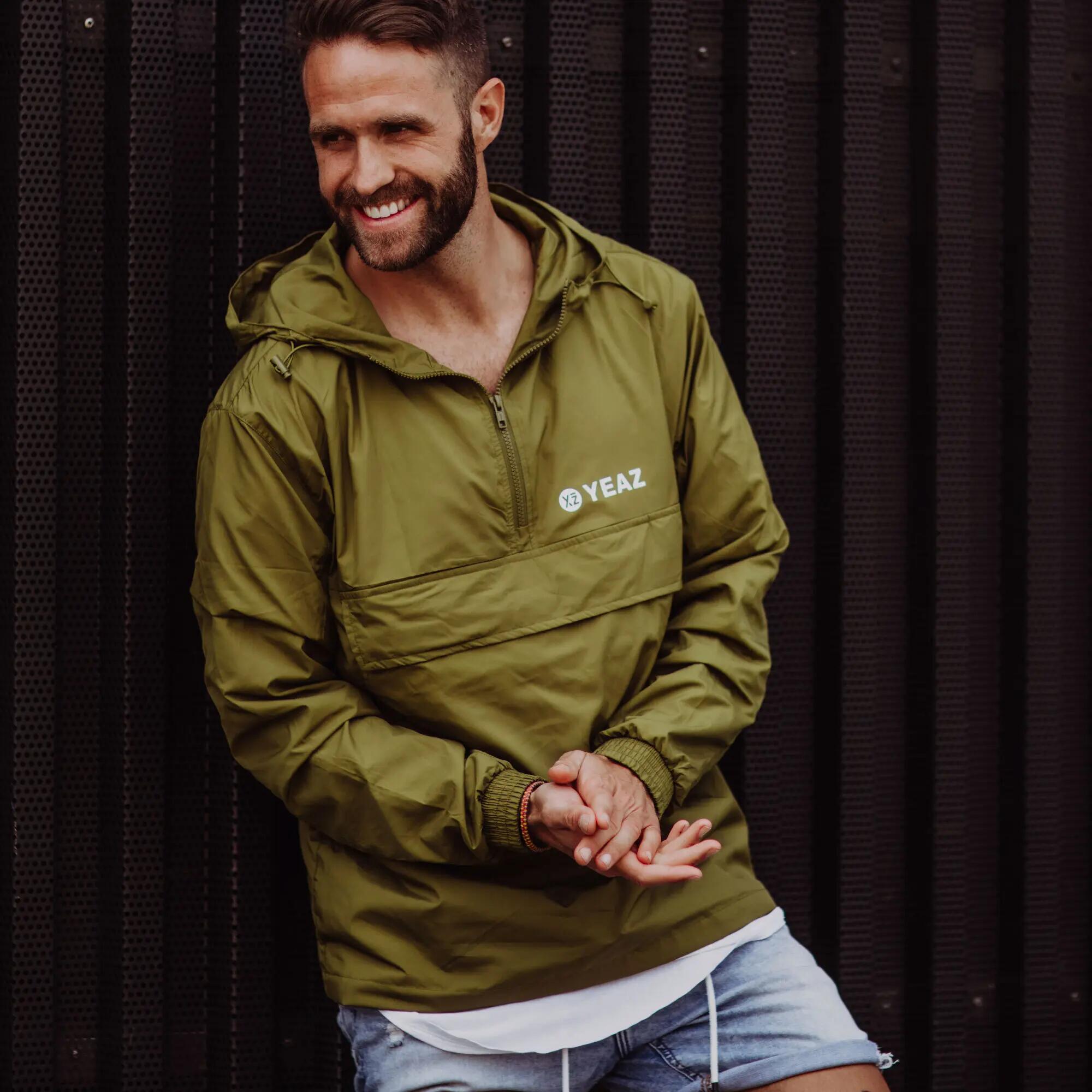 YEAZ Veste coupe-vent Olive CHASER 2/5