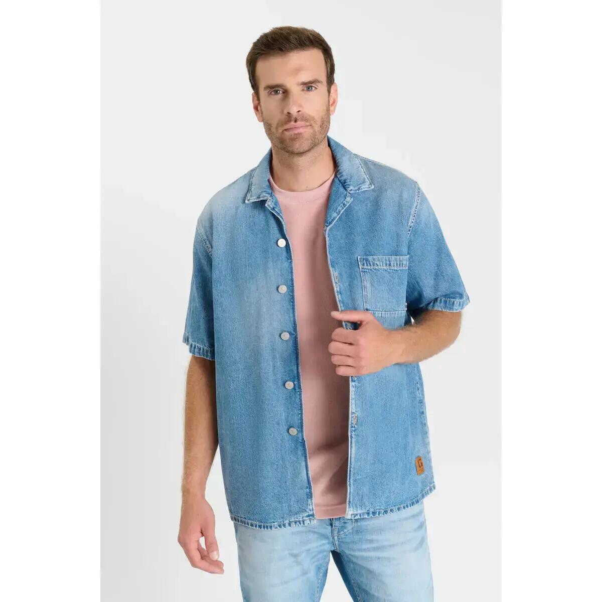 Denim shirt Le Temps des cerises Sulo 2/2