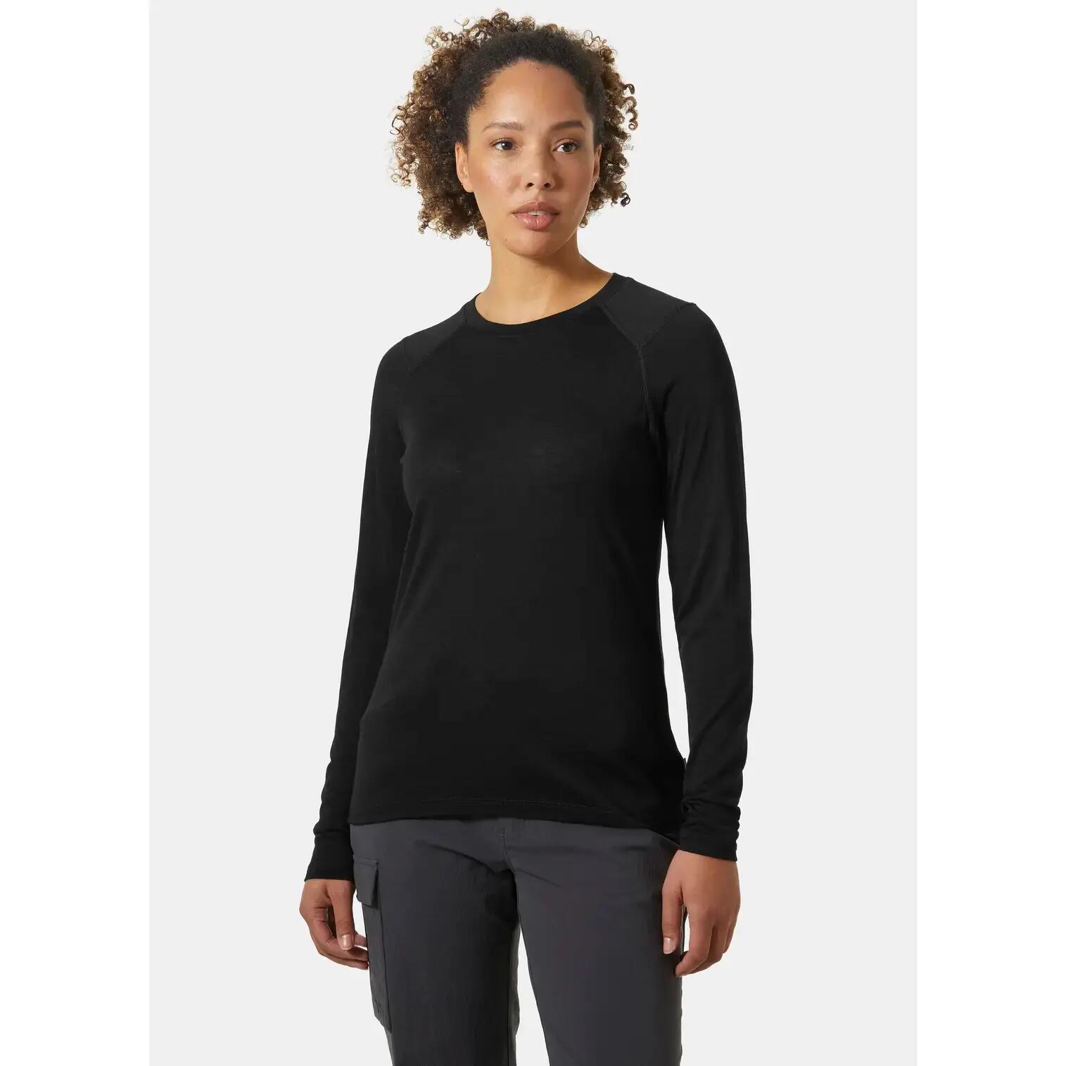 Camisola de manga comprida feminina Helly Hansen Durawool Crels 3/6