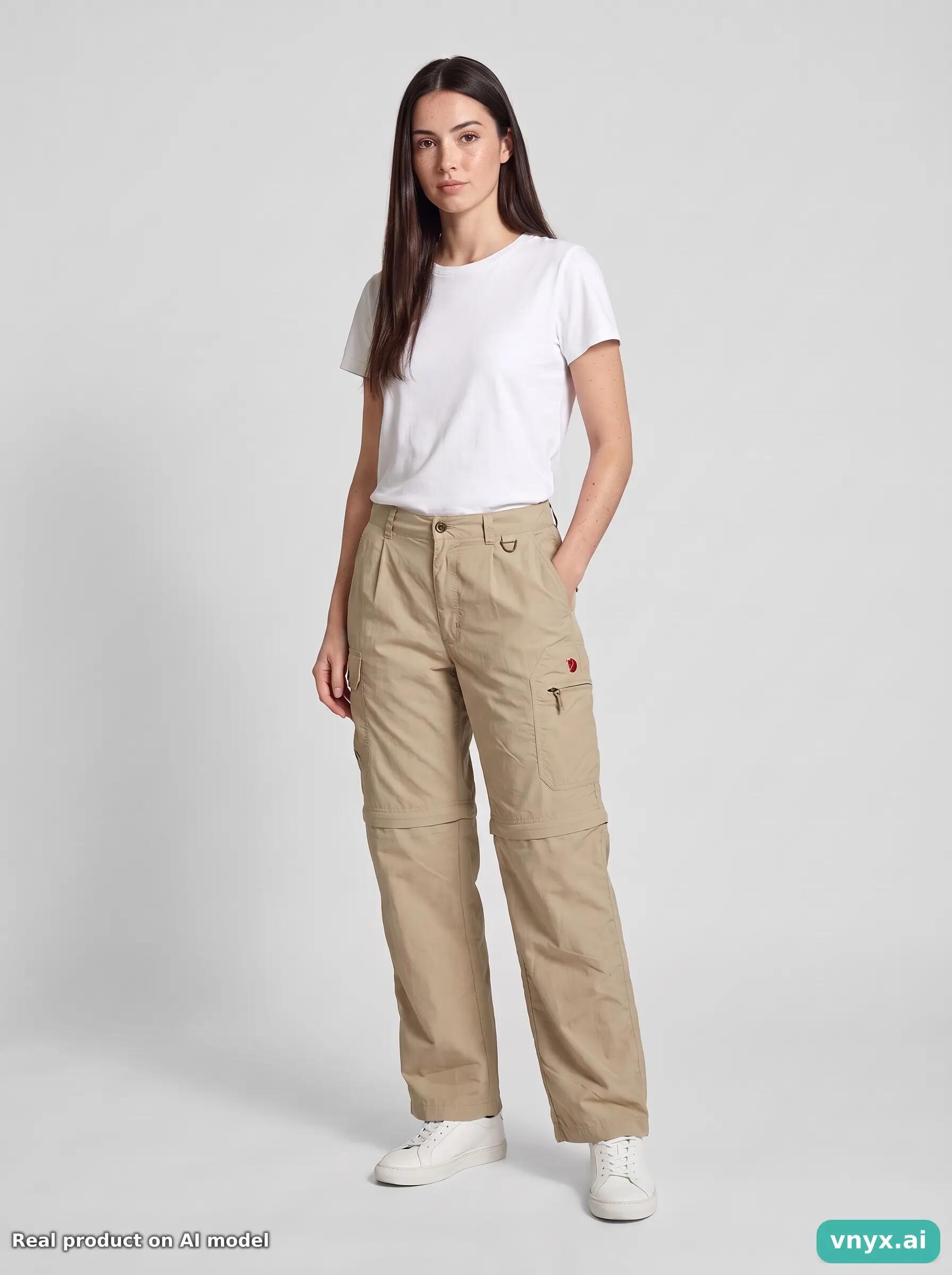 Second Life - Vintage Fjällräven Sand Trousers Women W31 6/6