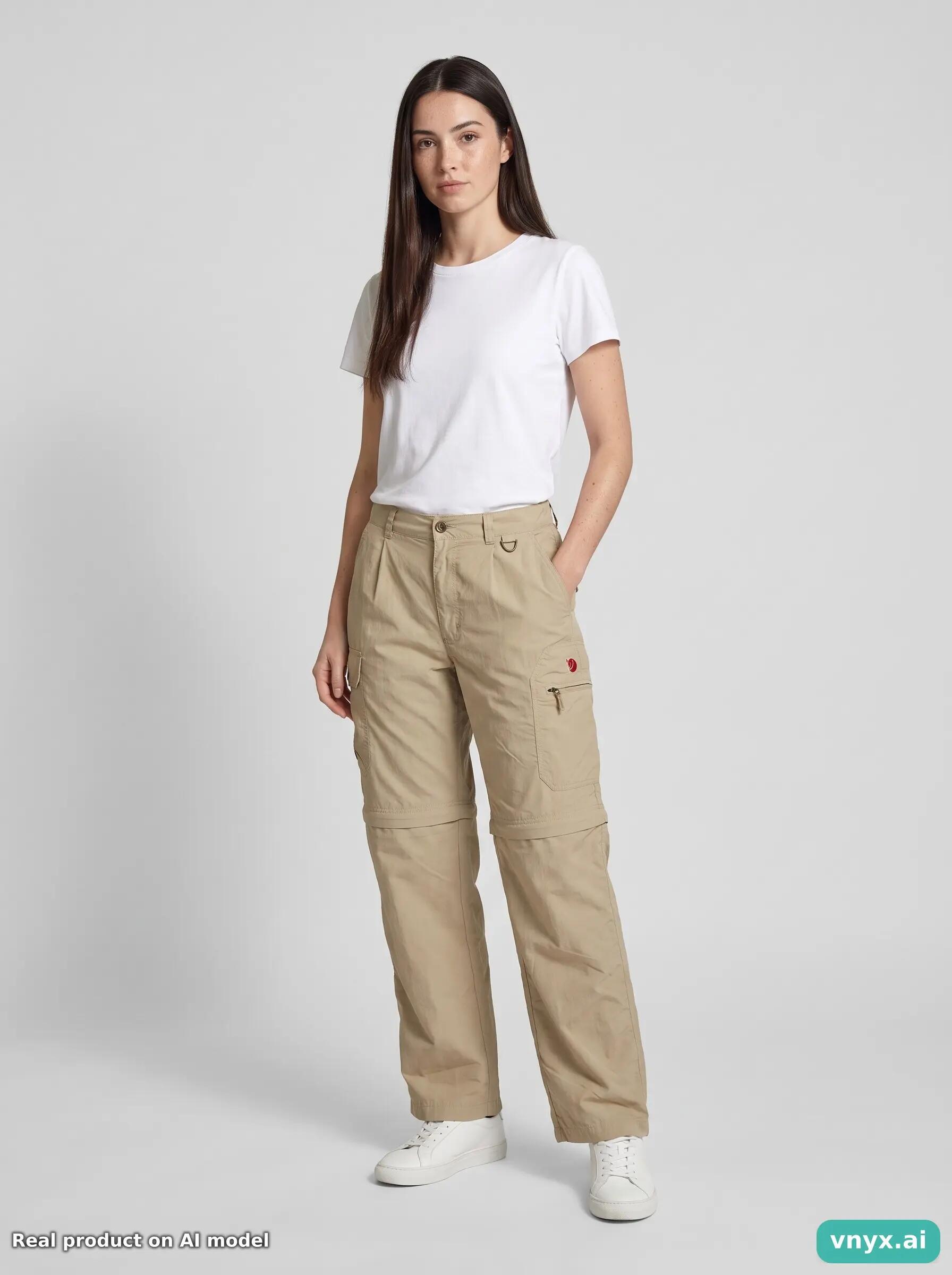 Second Life - Vintage Fjällräven Sand Trousers Women W31 3/6