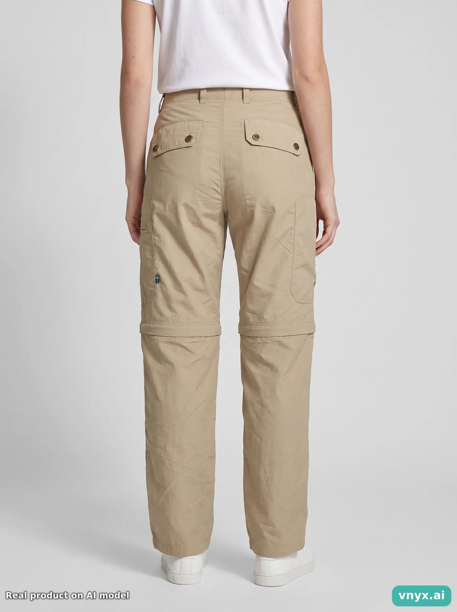 Second Life - Vintage Fjällräven Sand Trousers Women W31 2/6