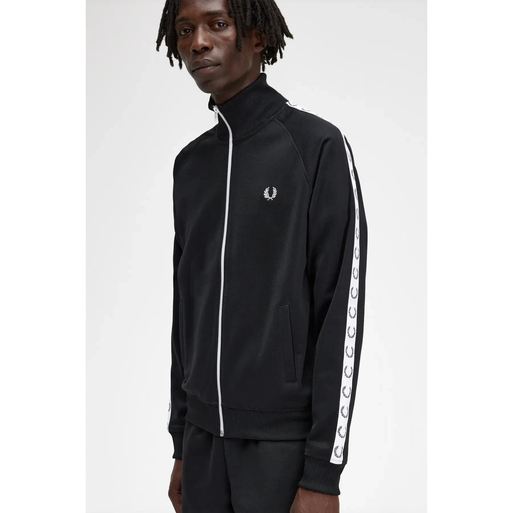 Chaqueta de chándal con banda Fred Perry 4/7