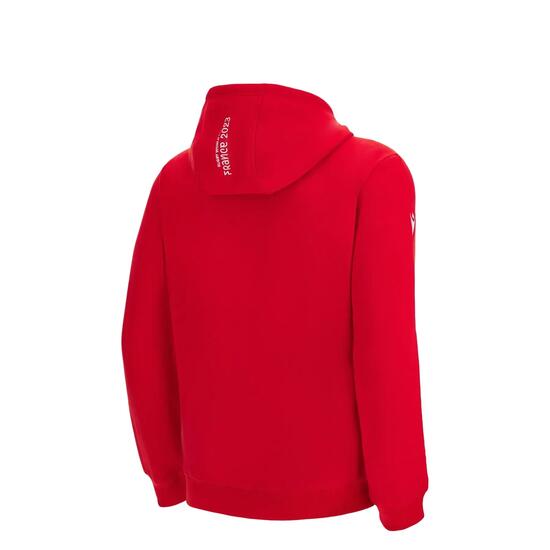 Sweatshirt à capuche zippé enfant Pays de Galles Rugby XV Merch RWC Country. 202