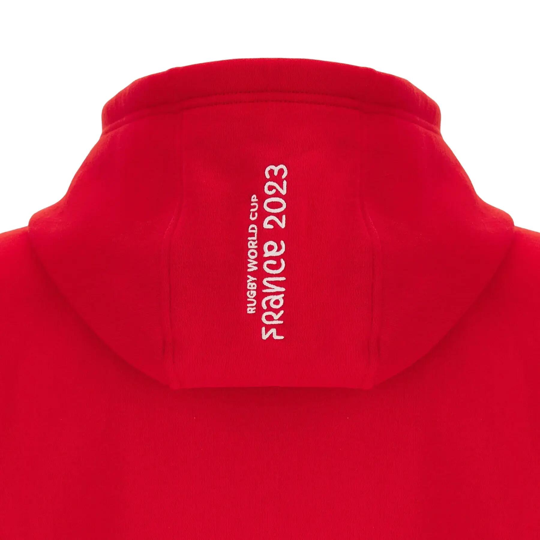 Sweatshirt à capuche zippé enfant Pays de Galles Rugby XV Merch RWC Country. 202 3/3
