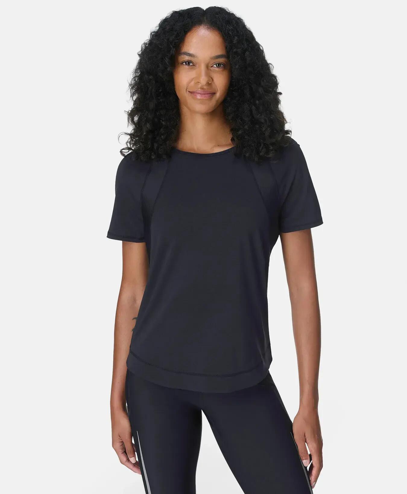 Sweaty Betty Breathe Easy Mesh T-Shirt T-shirt ZWART S 7/7