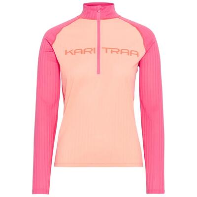 Maglia sottile 1/2 zip a maniche lunghe donna Kari Traa Ella