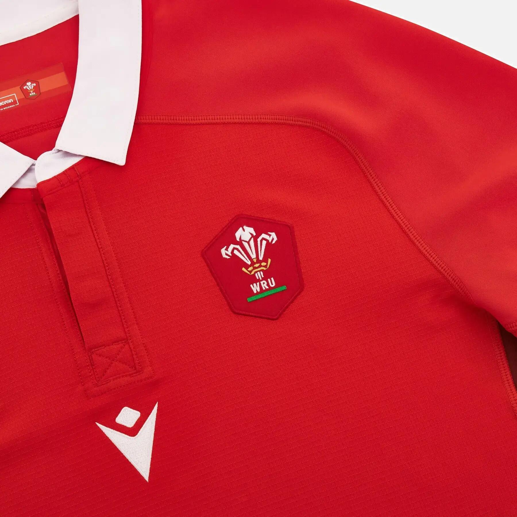 Wąska koszulka polo dla dzieci Pays de Galles RWC 2023 3/6