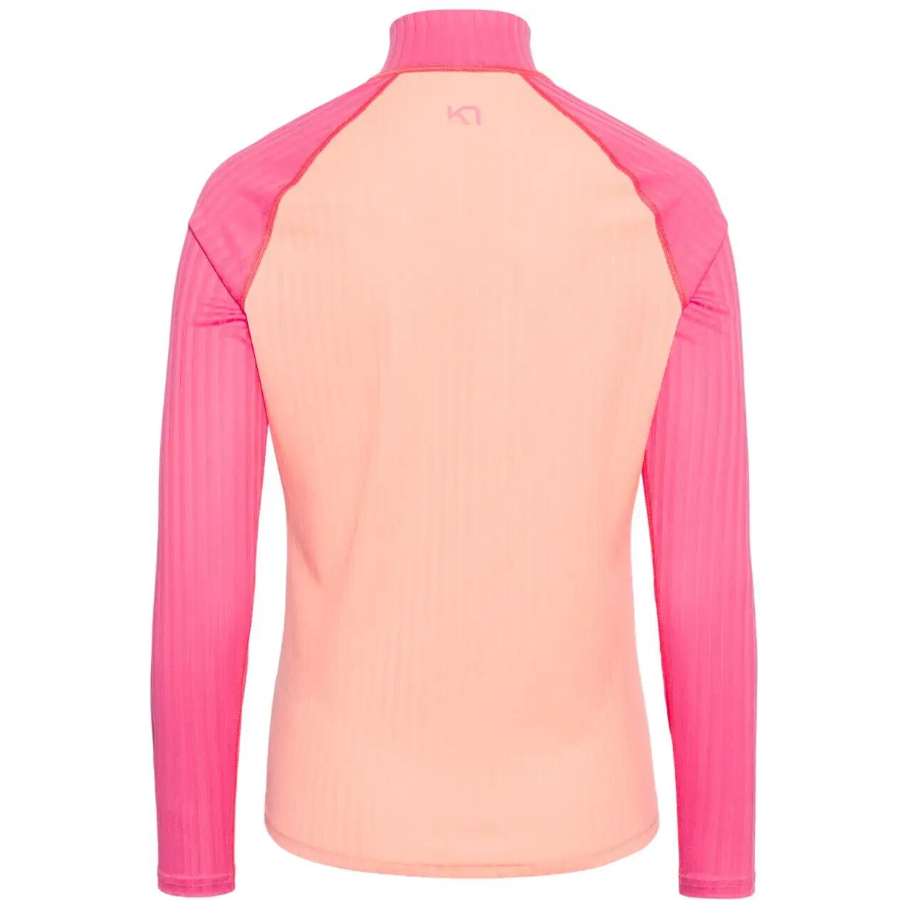 Dames ondershirt 1/2 rits lange mouwen Kari Traa Ella 2/5