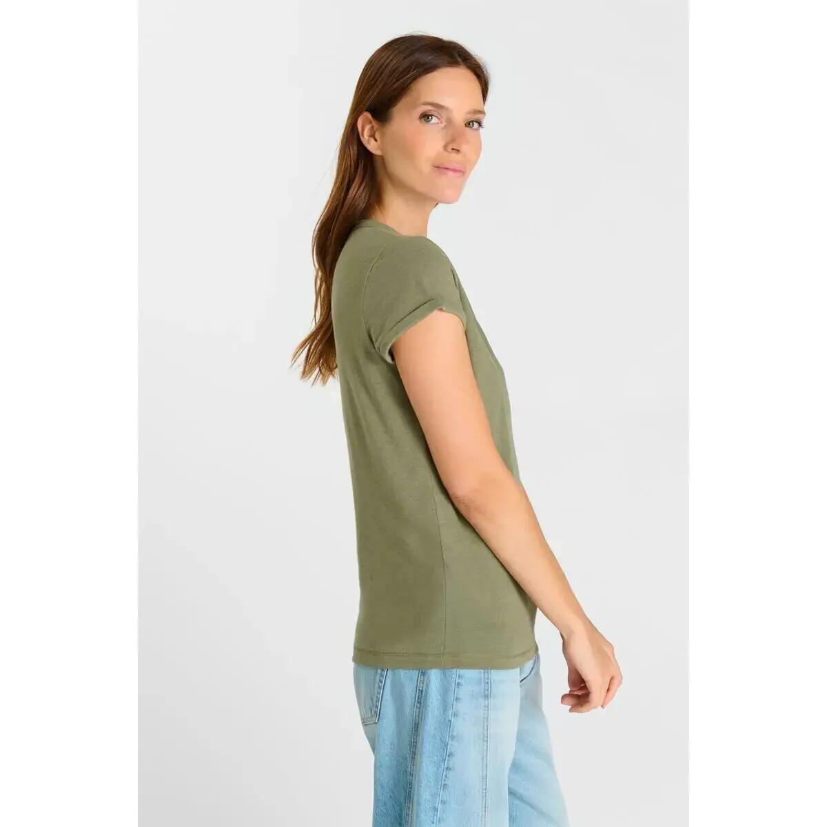 Dames-T-shirt met V-hals Le Temps des cerises Ona 5/5