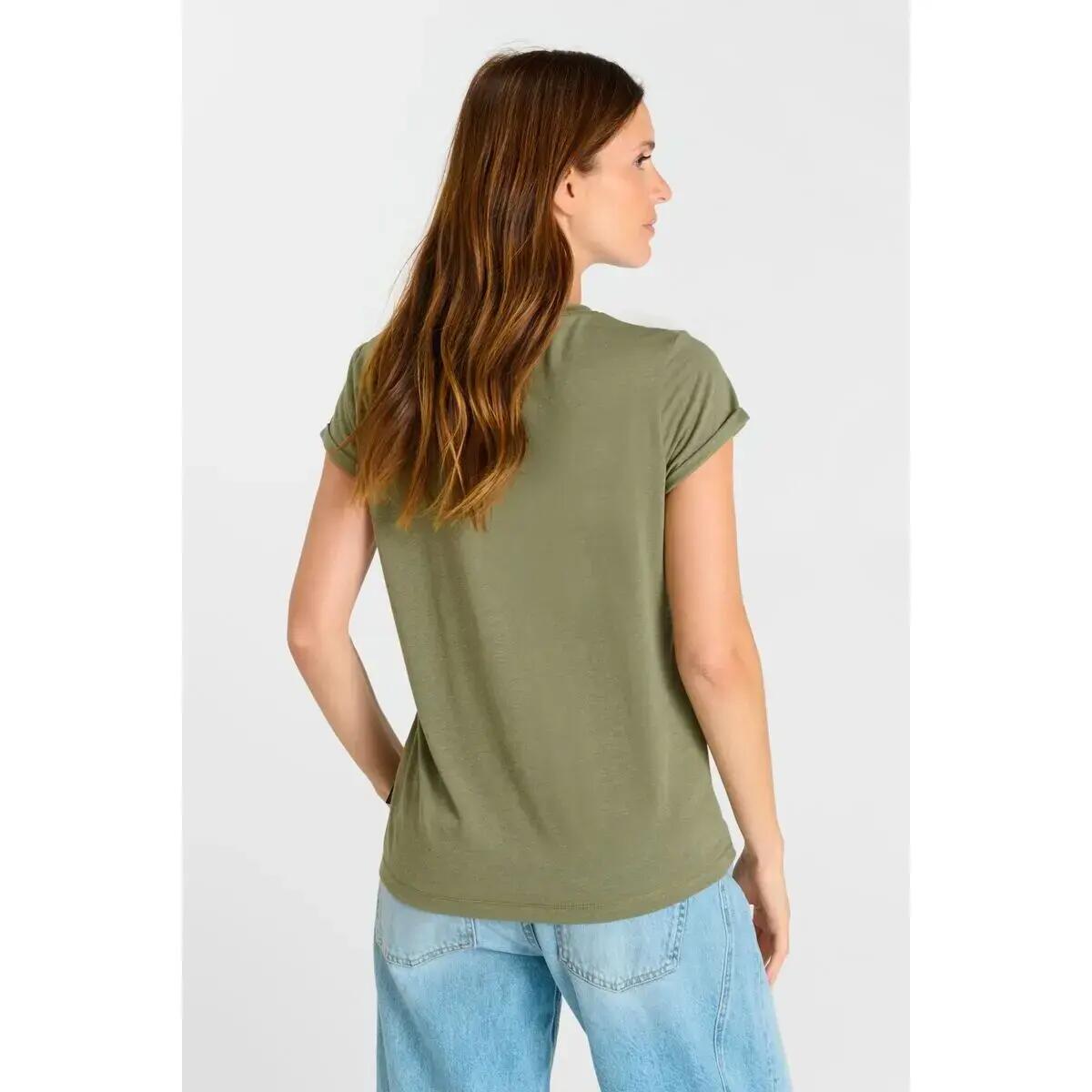 Dames-T-shirt met V-hals Le Temps des cerises Ona 3/5