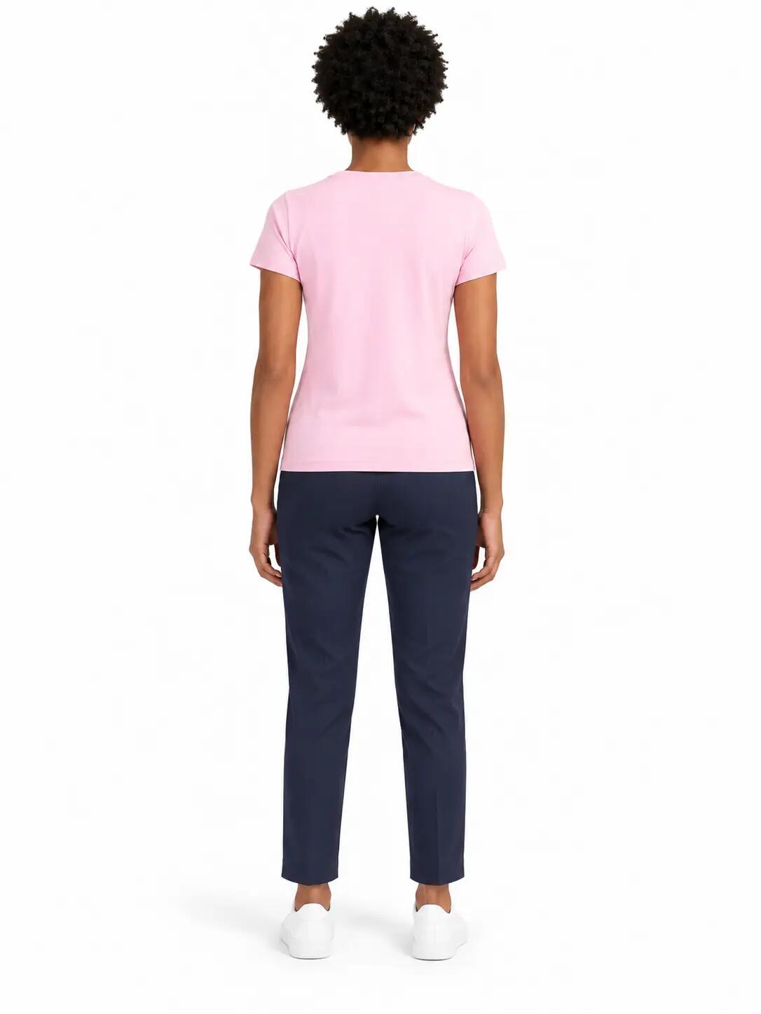 T-shirt slim bawełniany damski 4F 4FWAW26TTSHF3500 2/4