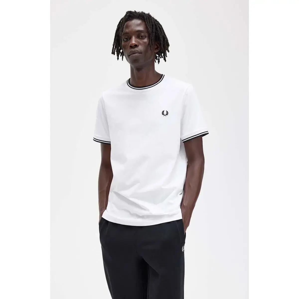 T-shirt de duas faixas Fred Perry 4/5