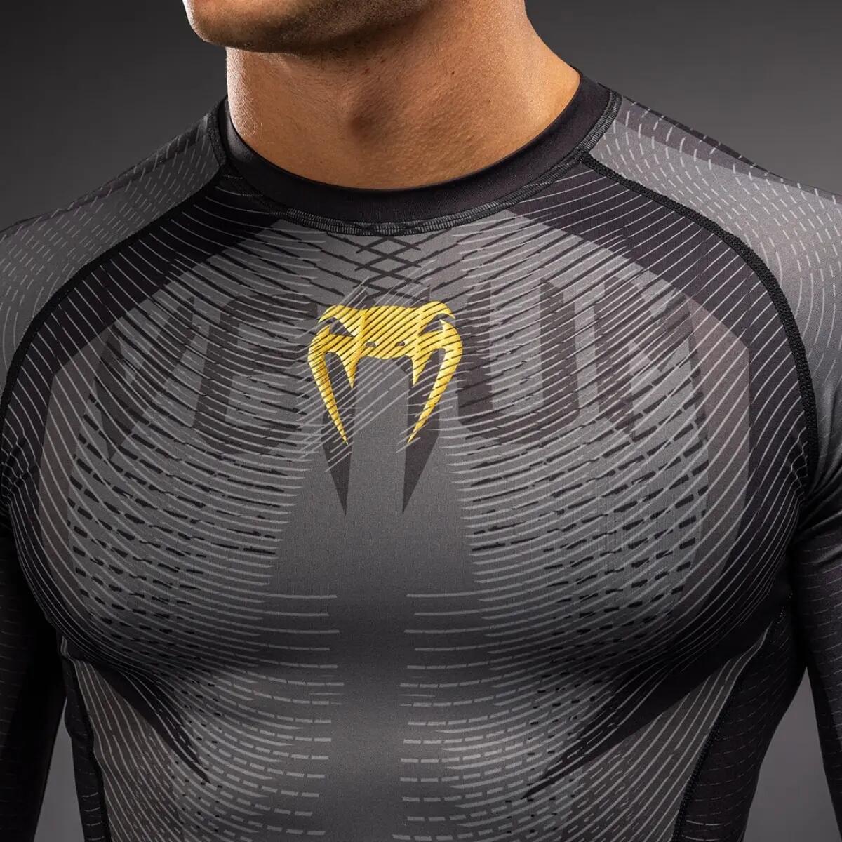 Long Sleeve Rashguard Venum Galactic 3.0 Black/Gold XXL 5/5
