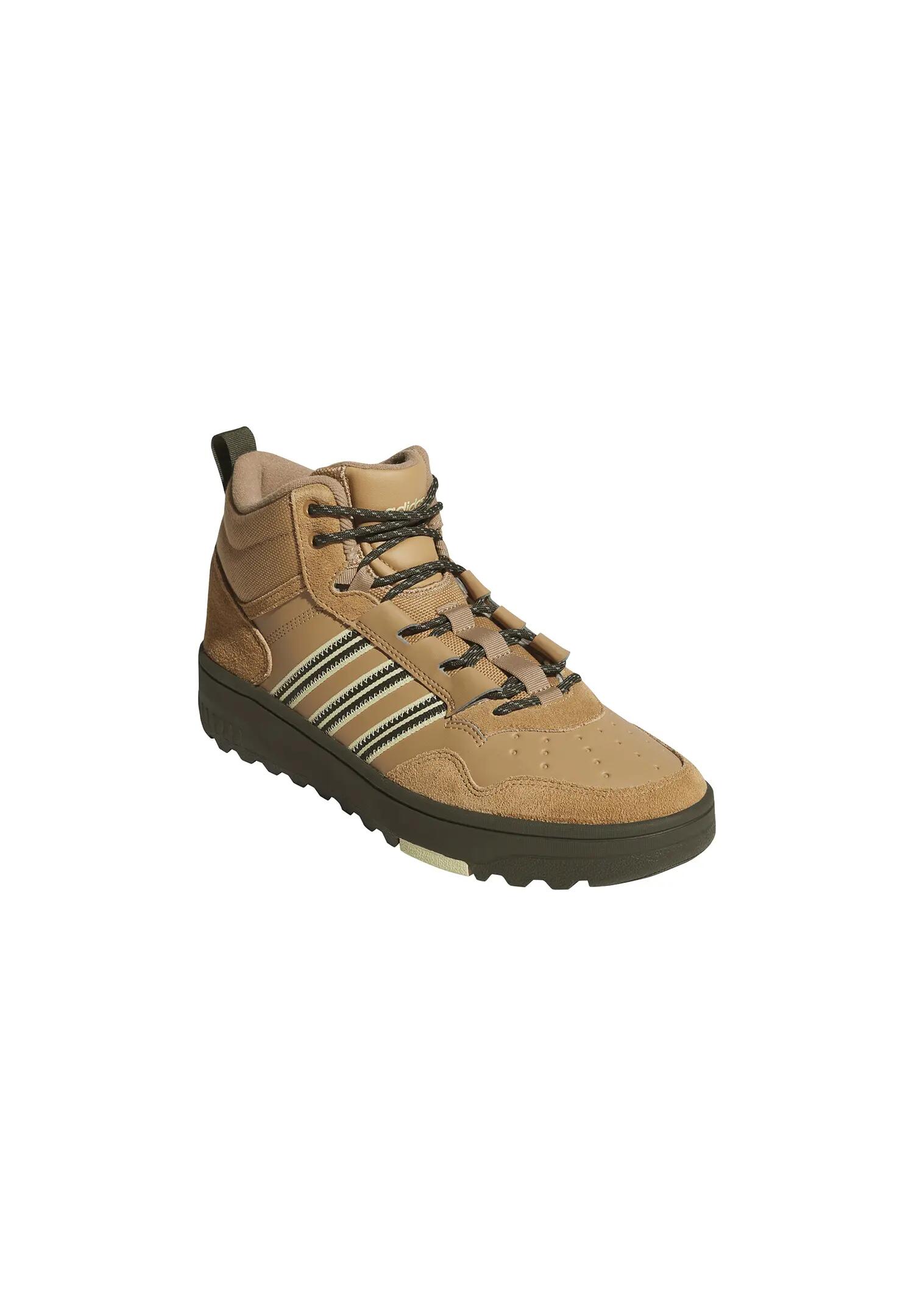 Adidas Unisex Hoops 4.0 Mid Winterized Sneaker KI6381 Brown 4/7