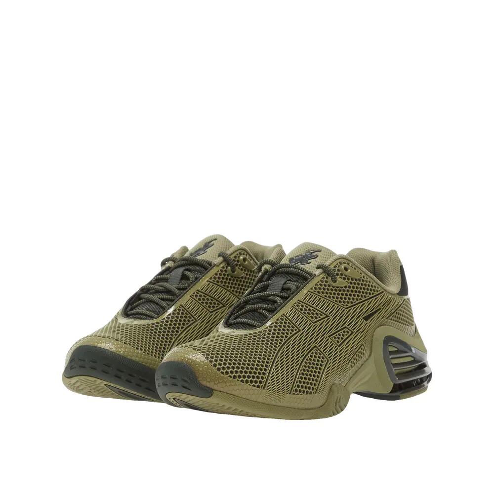 Trailrunning-Schuhe Asics Gel-Teremoa II Farbe Mosstone/Deep Forest 5/6
