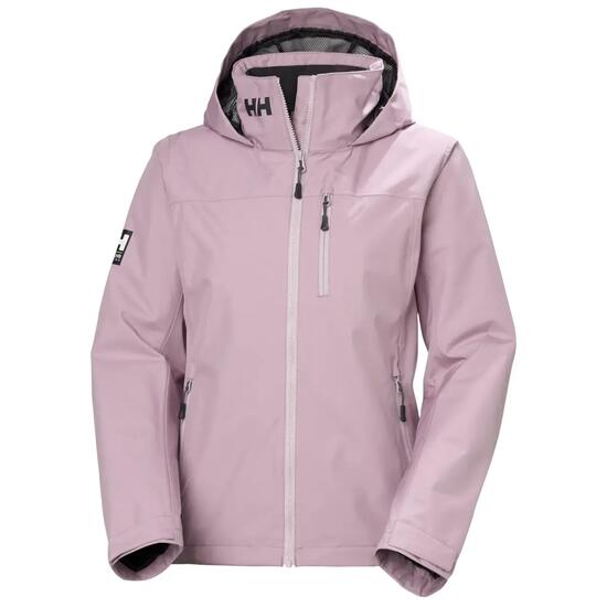 Wasserdichte Zwischenjacke mit Kapuze, Damen Helly Hansen Crew 2.0
